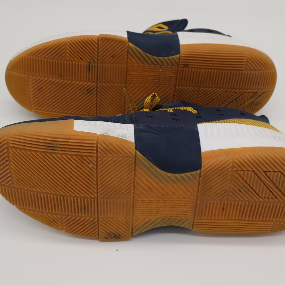 Adidas Dame 3 Basketball Shoes Navy  Gold BY3190   Size 13 - Picture 3 of 8